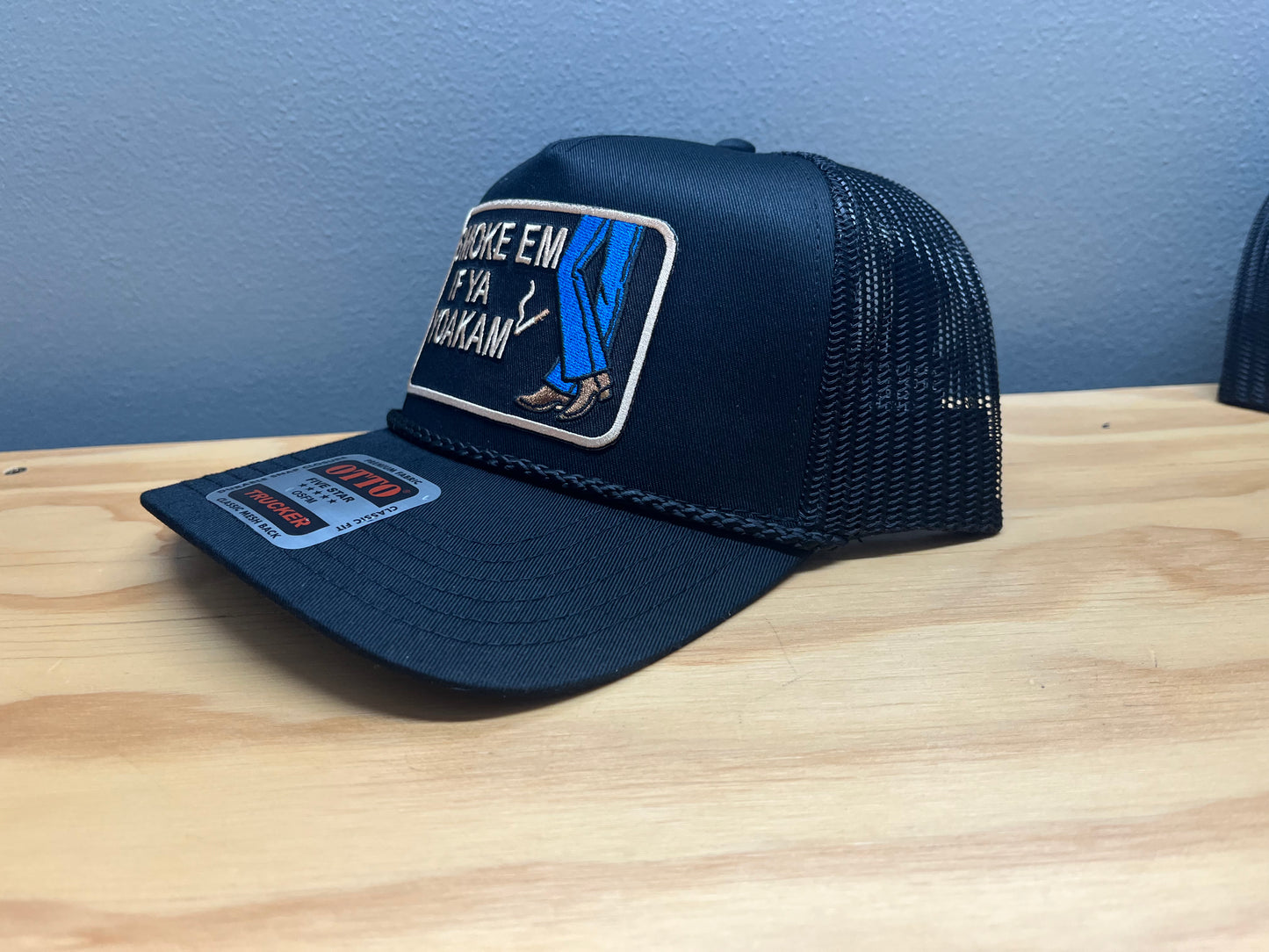 Cotton Twill Rope Trucker Smoke Em