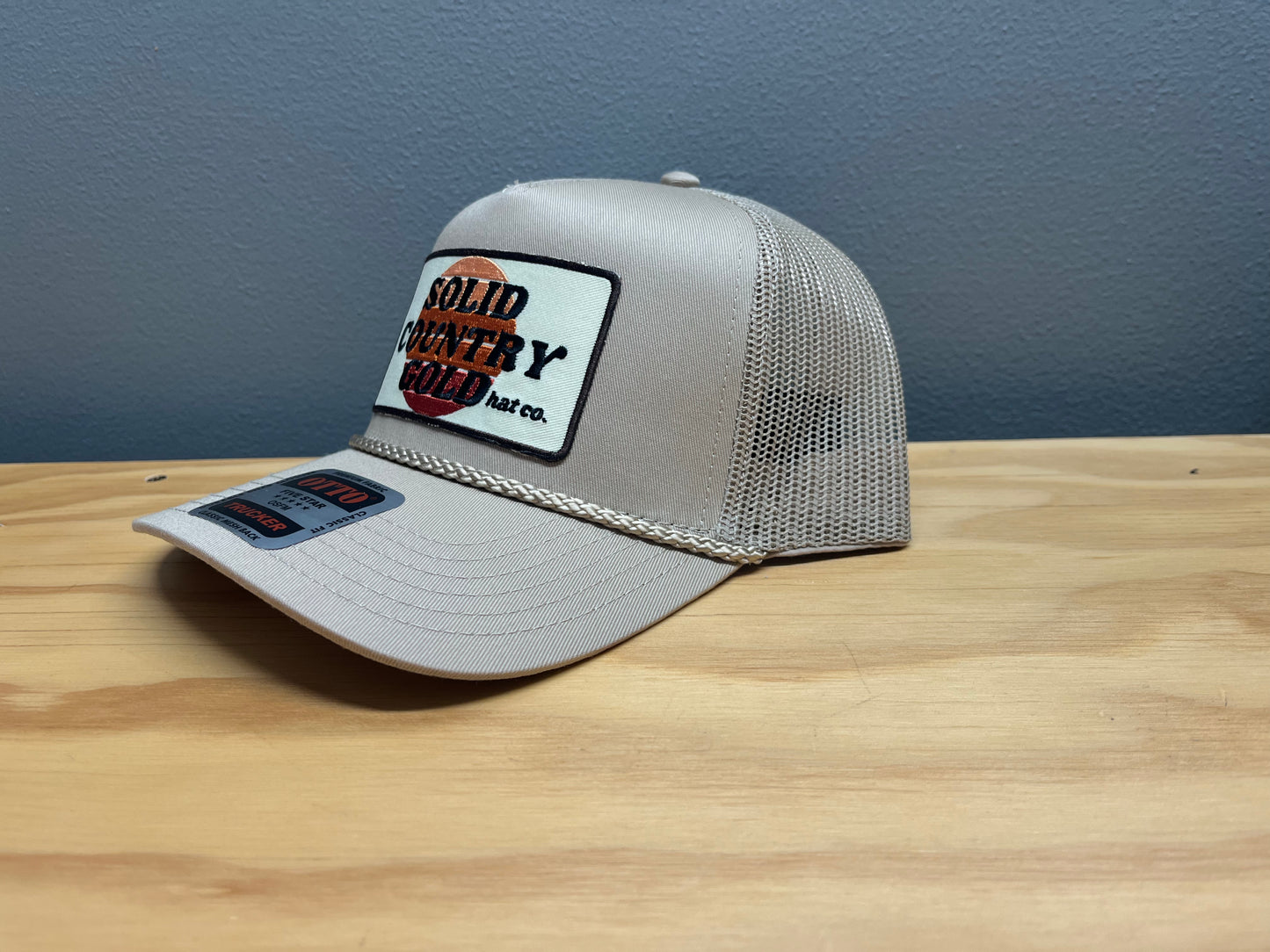Cotton twill rope trucker