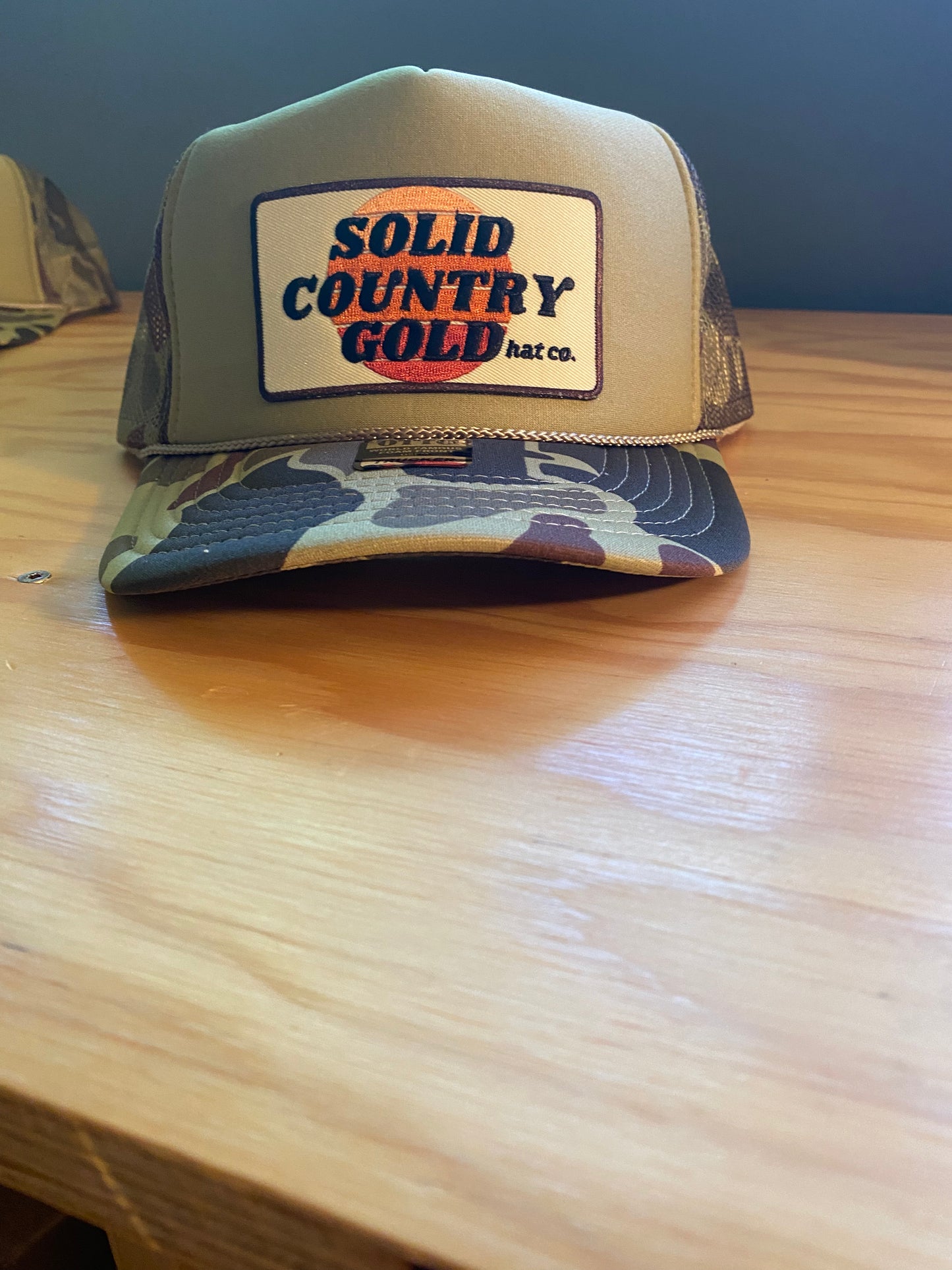 Camo Foam Trucker Brown Patch